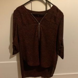 Black and red blouse